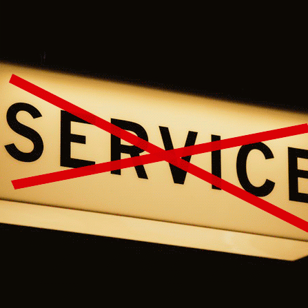 Service interuption Service interuption
