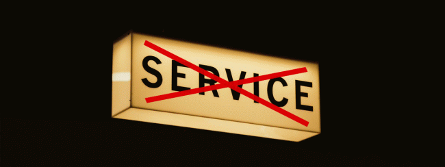 Service interuption Service interuption